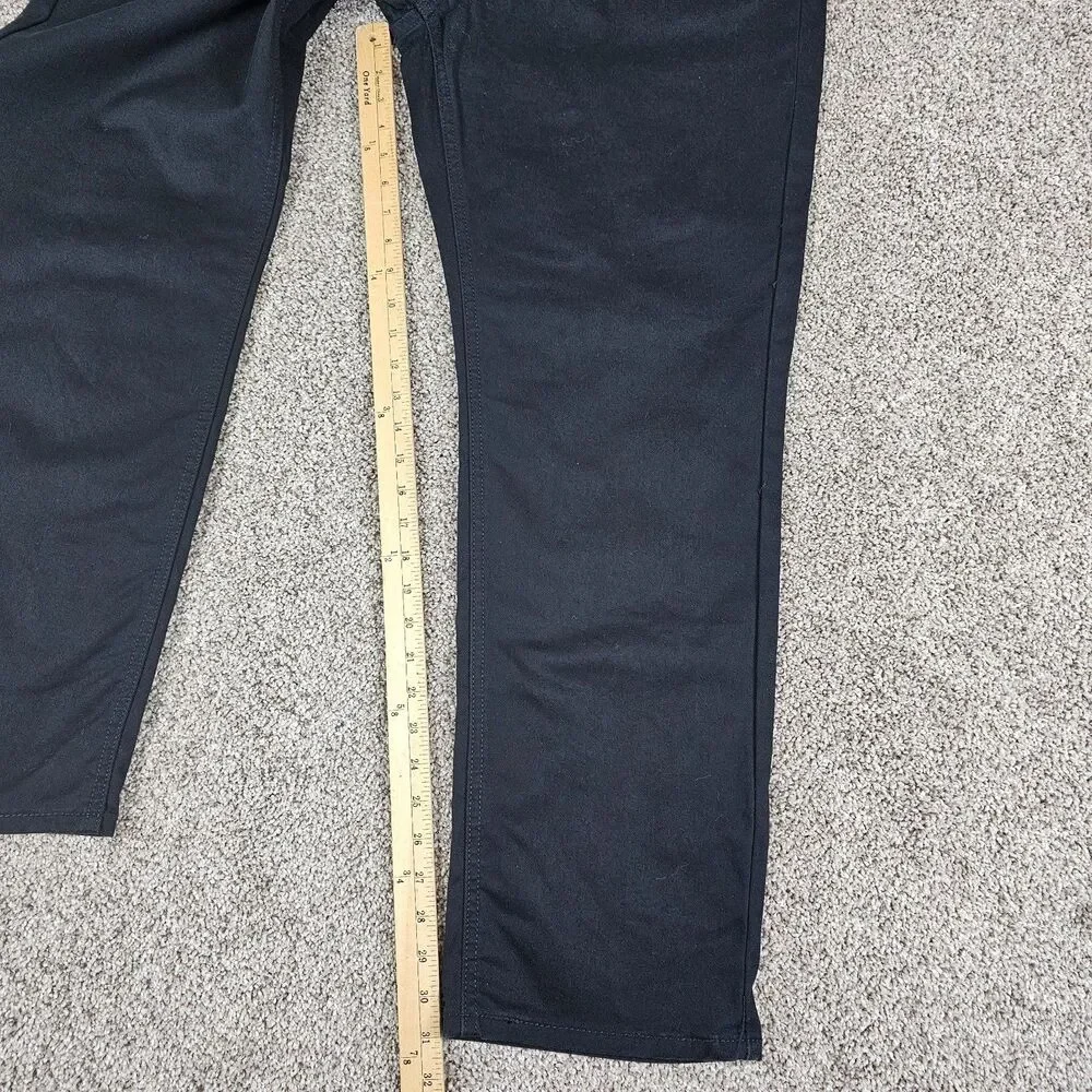 Levis 541 Jeans Mens 40x31 Black Athletic Tapered Stretch Workwear American